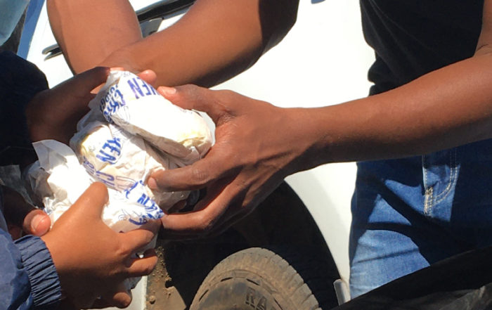 child support food parcel