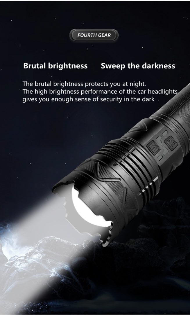 10 000 Lumens Laser LED Torch – Unmatched Power, Precision, and Performance - Image 9