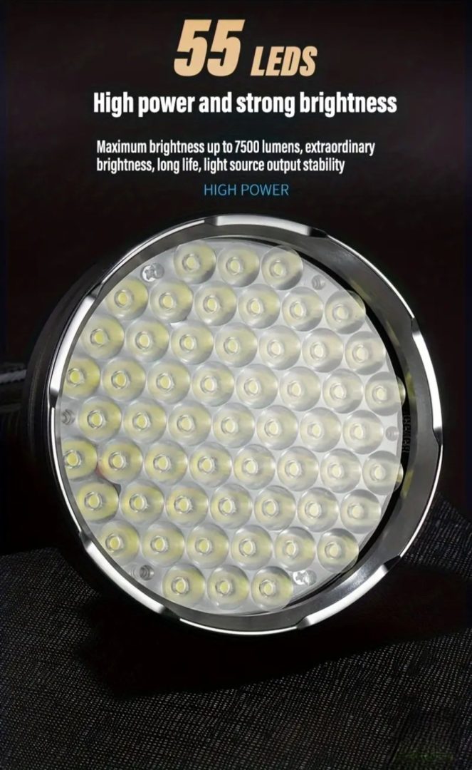 7500lm Ultimate Torch 55Led - Image 2