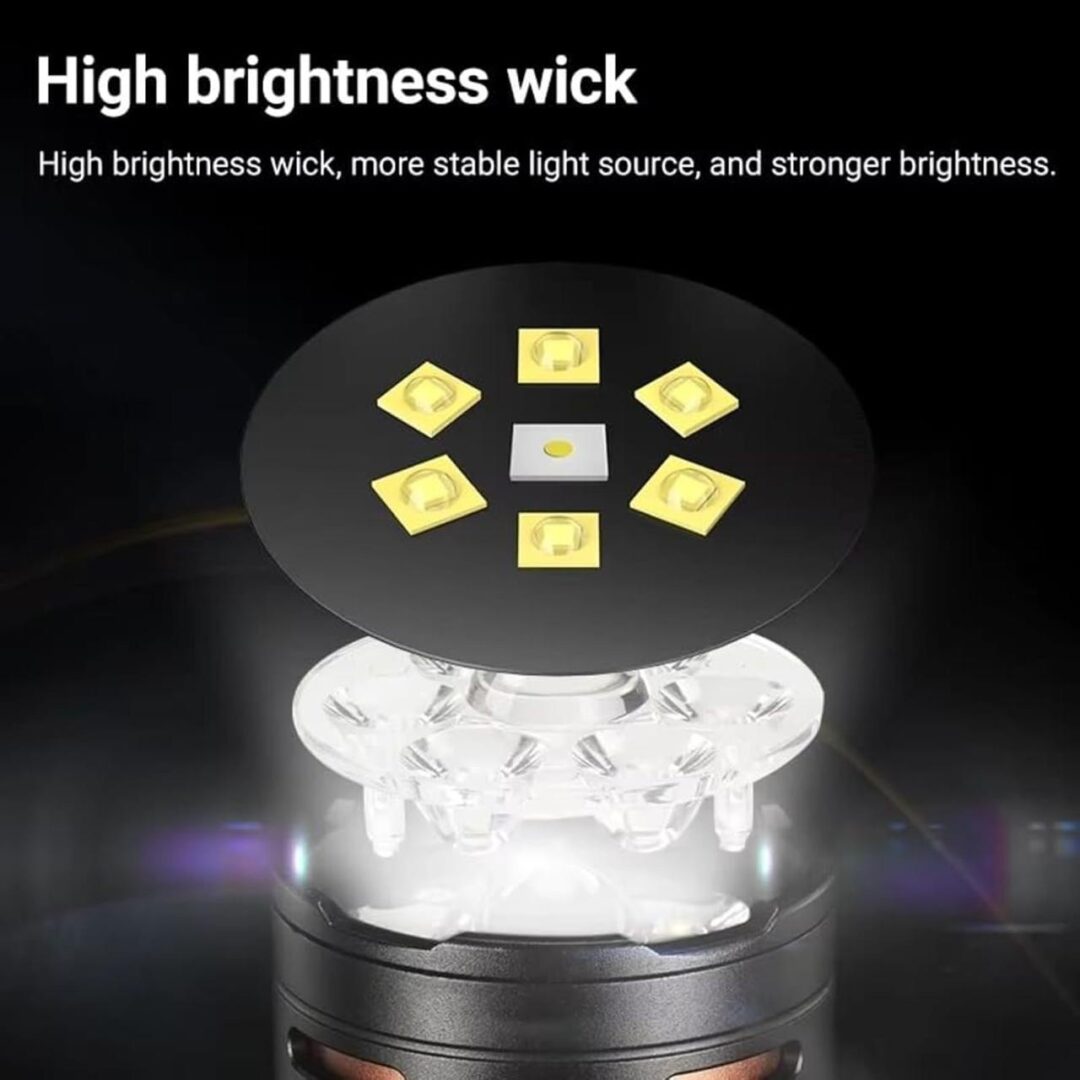 5100Lm 6 Led Ultimate Torch - Image 4