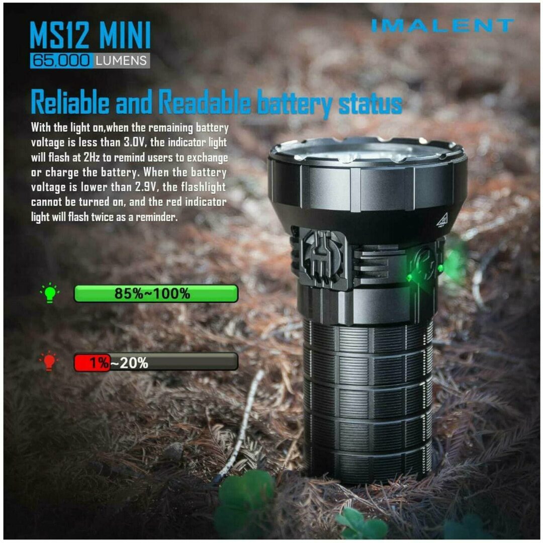 Imalent MS12 Mini, 65000 Lumen, 1036m Throw - Image 9