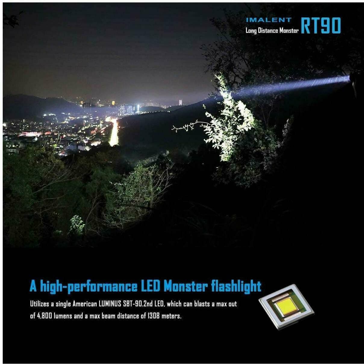 Imalent RT90 4800lumen, 1308m Throw - Image 3