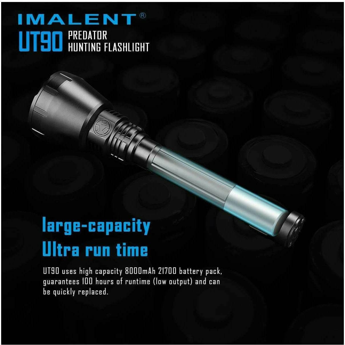 Imalent UT90 Kit 4800lumen, 1308m Throw - Image 6