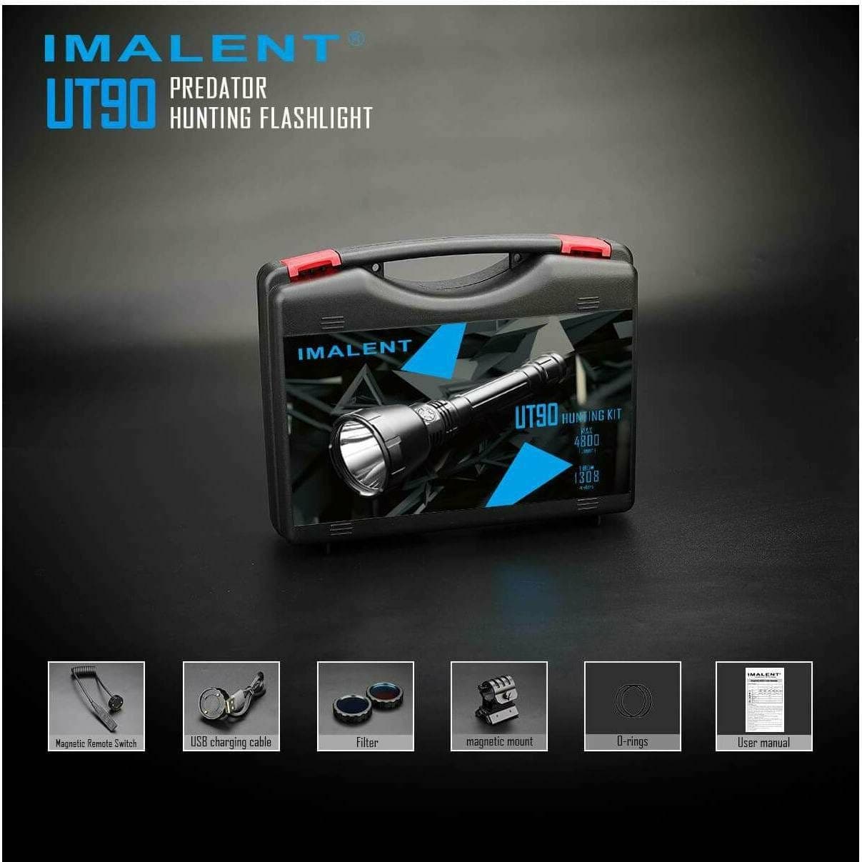 Imalent UT90 Kit 4800lumen, 1308m Throw - Image 12