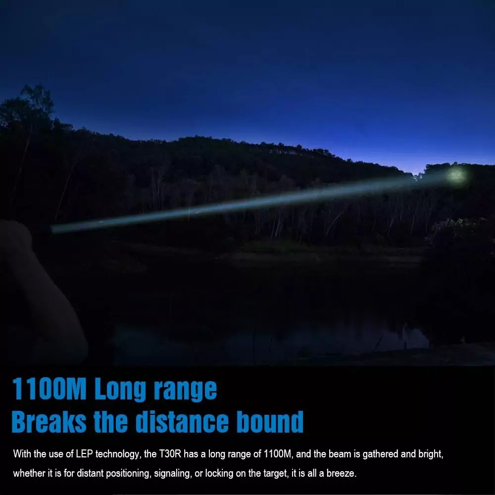 TrustFire T30R LEP, 460Lumen, 1100m Throw - Image 15
