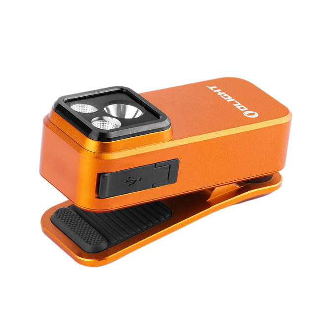 Olight Oclip Pro , 500 Lumen rechargeable flashlight - Orange - Image 3
