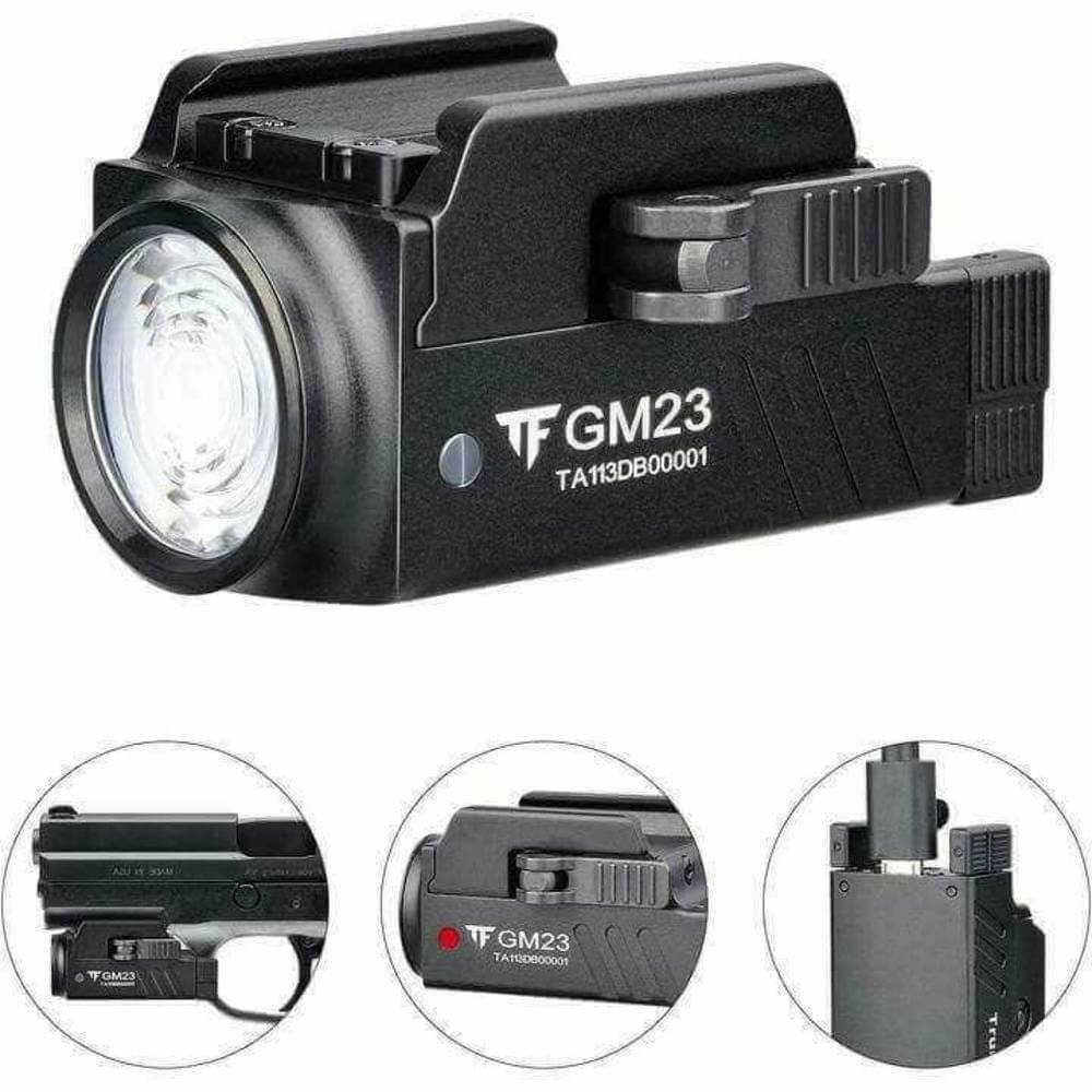 TrustFire GM23 Pistol Light - 800lm, 90m Throw Rechargeable