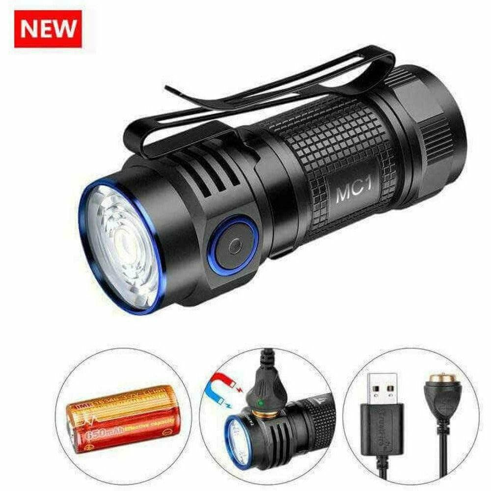 TrustFire MC1 1000 Lumen, 129m Throw Rechargeable EDC Flashlight - Image 12