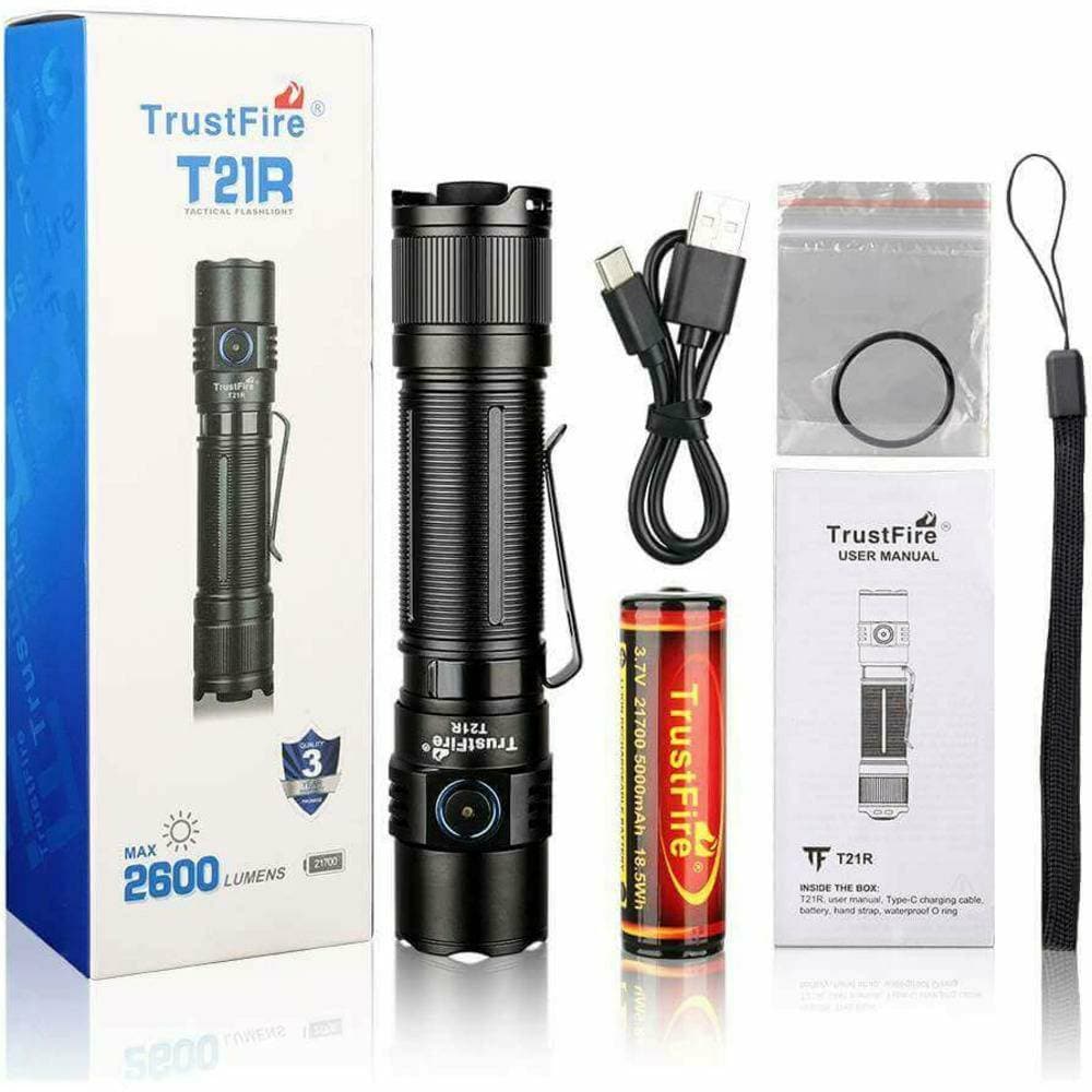 TrustFire T21R Kit, 2600lumen, 228m Throw - Image 2