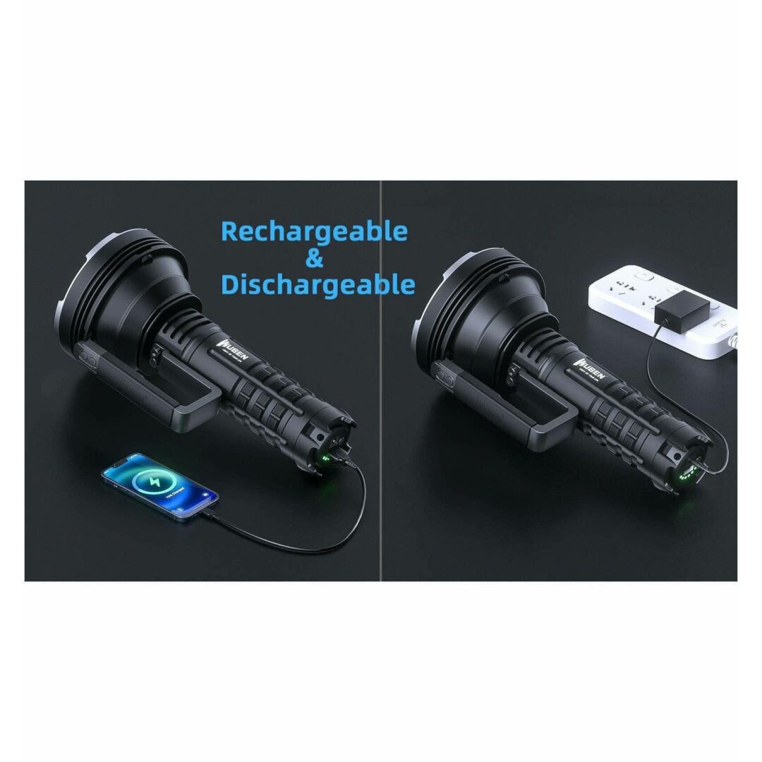 Wuben A1 20000 Lumen Portable Spotlight - Image 11