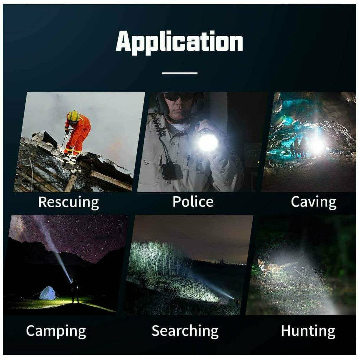 Wuben A9, 12000 Lumen, 420m Throw Rechargeable - Image 16