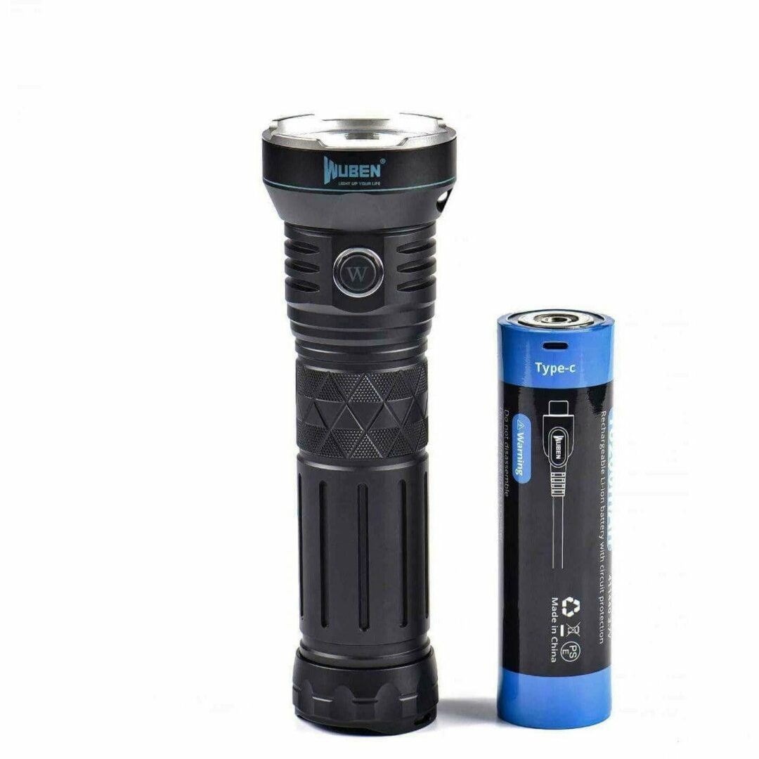 Wuben A9, 12000 Lumen, 420m Throw Rechargeable - Image 4